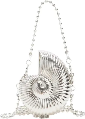 Designer Purses for Women,Mini Purse,Women Glitter Seashell Evening Bag Purse Chain Strap Clutch Handbag Pearl Shoulder Bag Fashion Mini Cross-body Bags