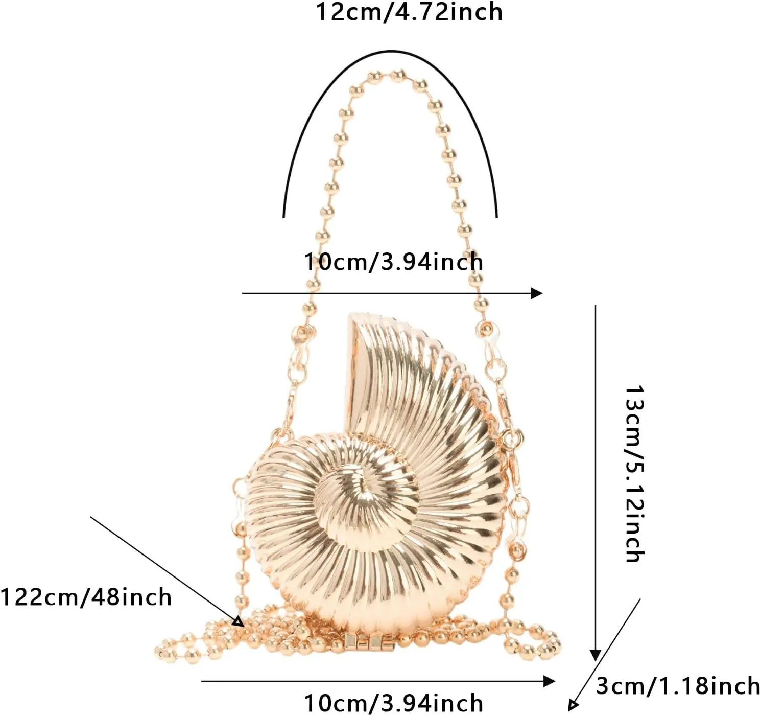 Designer Purses for Women,Mini Purse,Women Glitter Seashell Evening Bag Purse Chain Strap Clutch Handbag Pearl Shoulder Bag Fashion Mini Cross-body Bags