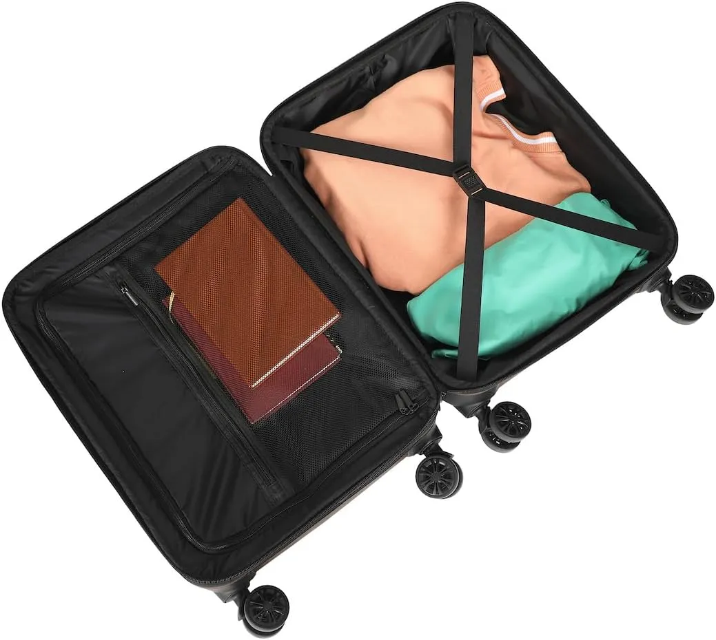 Disney Mickey Mouse Ears 22" Brown Rolling Luggage