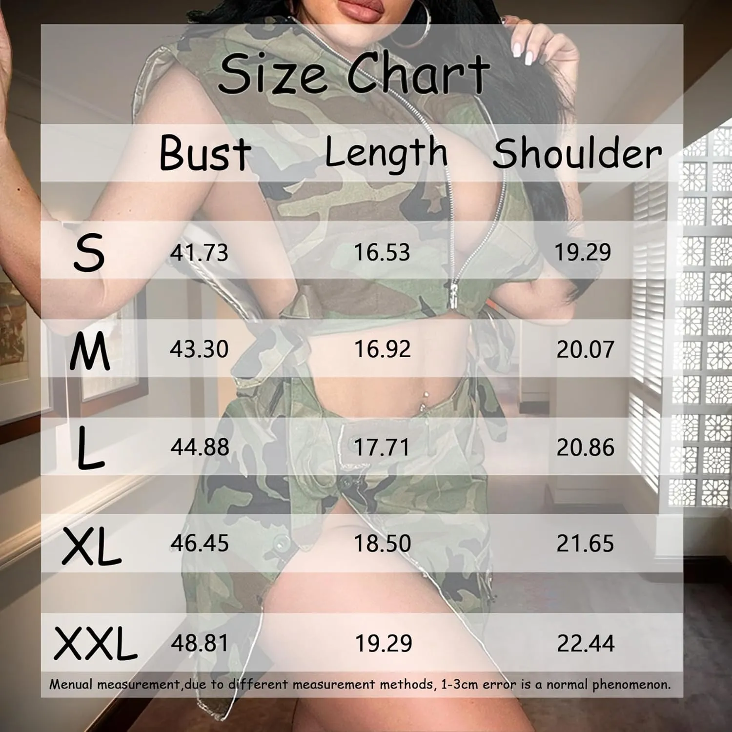 Dongfeng Womens Cropped Denim Camo Puffer Vest Sleeveless Hooded Drop Shoulder Sexy Tied Padded Puffy Vests Tops