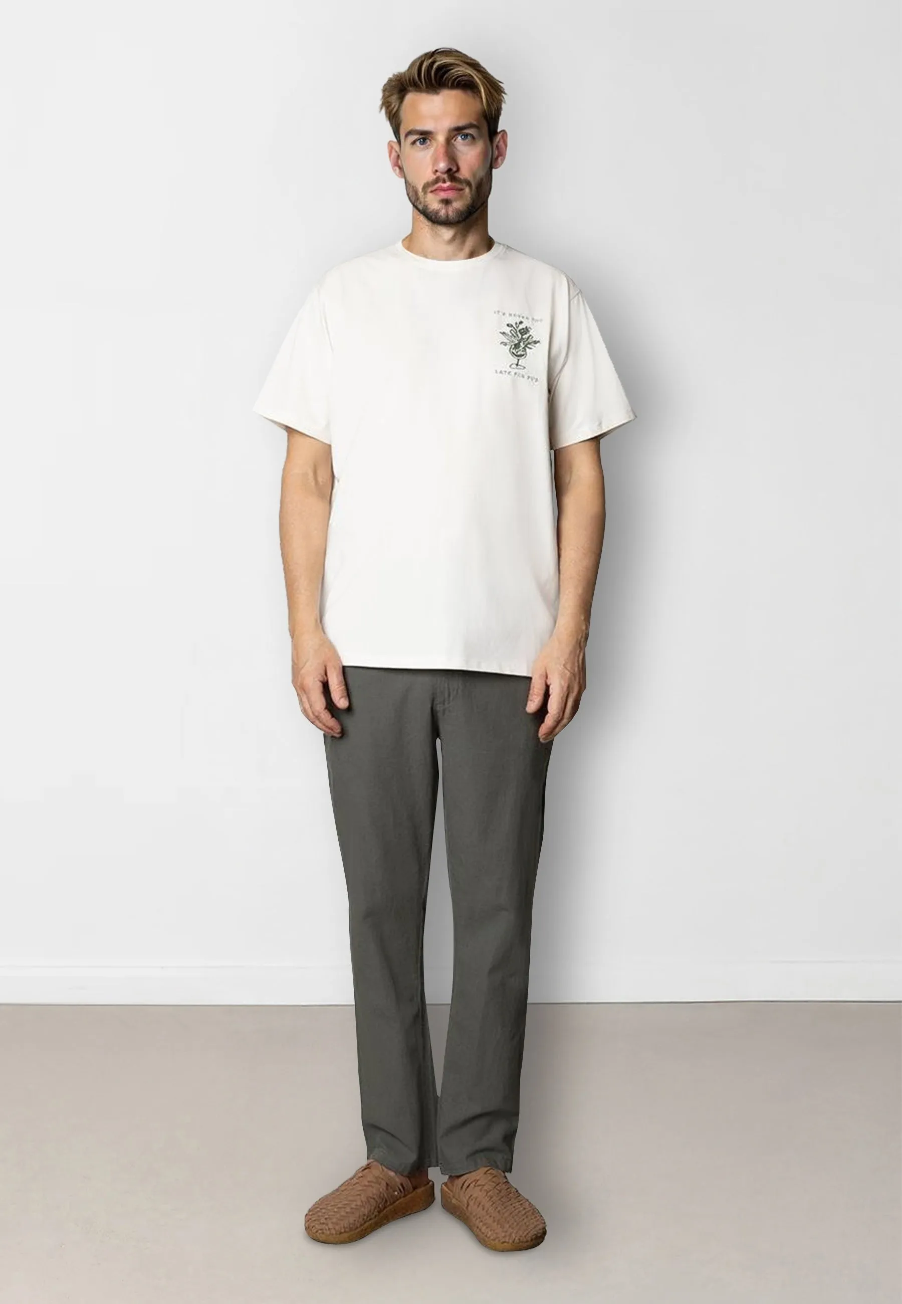 Doug organic cotton t-shirt - Ecru