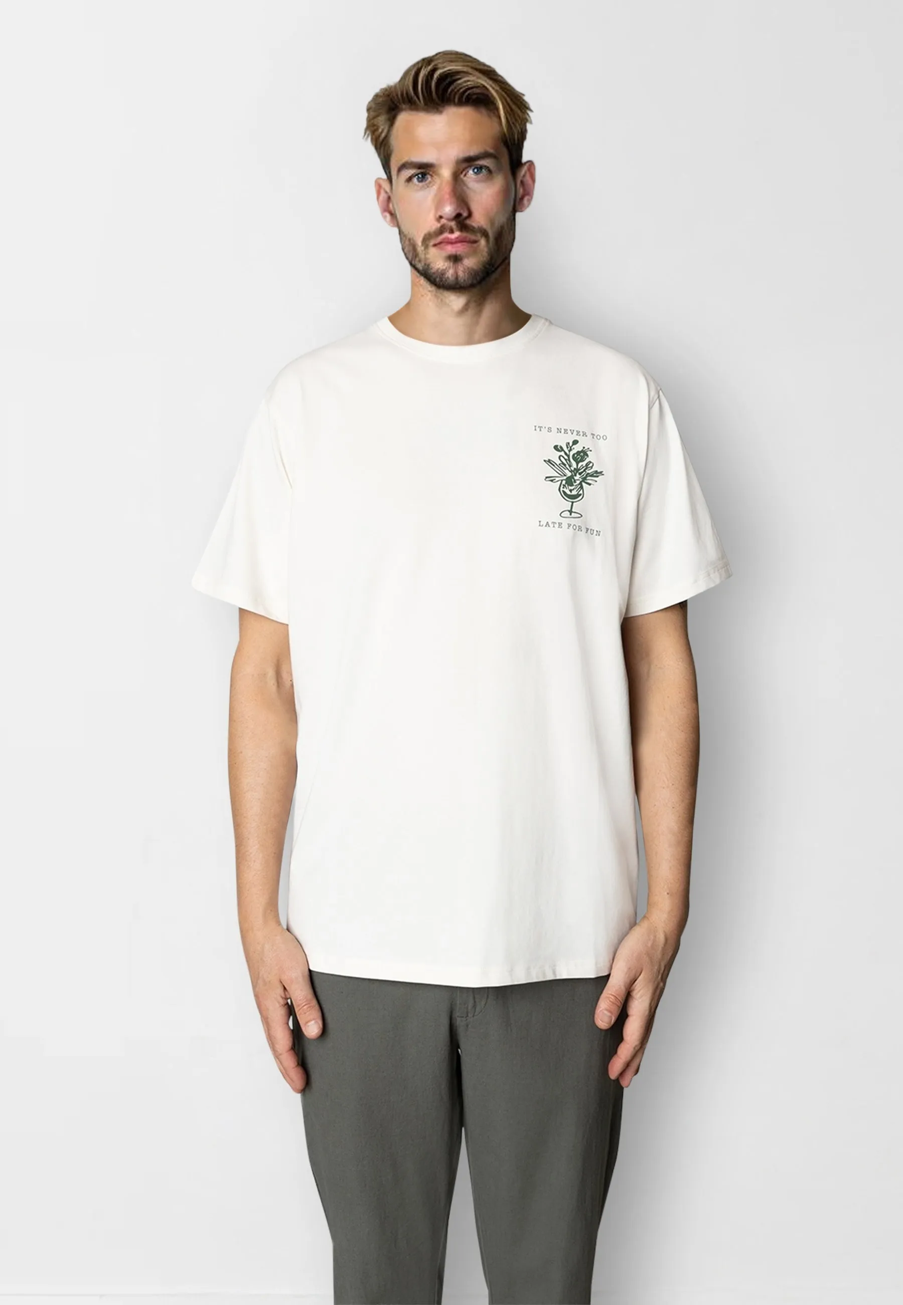 Doug organic cotton t-shirt - Ecru