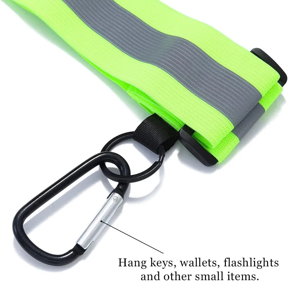 DRESBE Reflective Vest Gear Unisex Warning Vests Adjustable Laser Safety Band for Night Running Cycling Jogging Walking