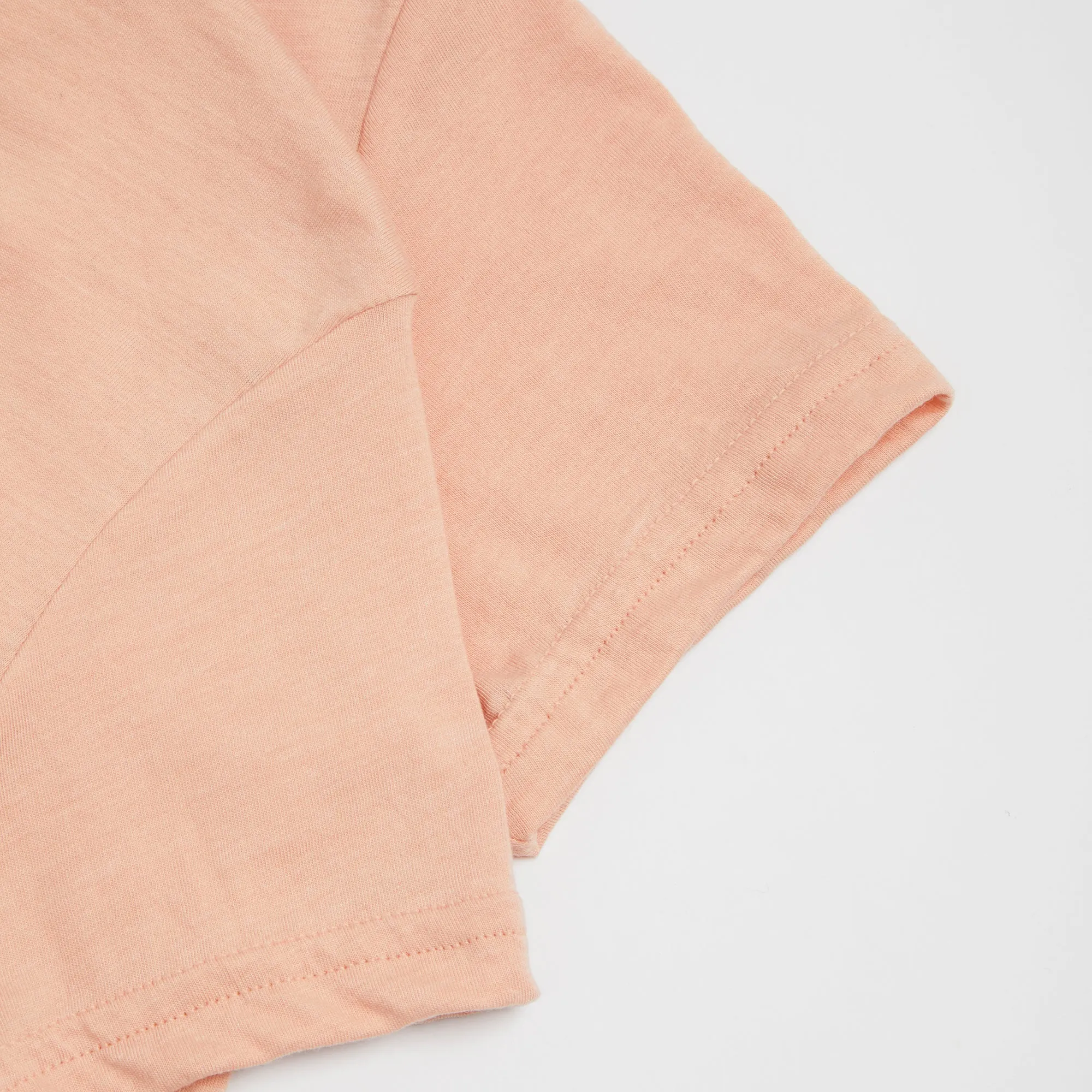 Embroidered Peach Mono T-shirt
