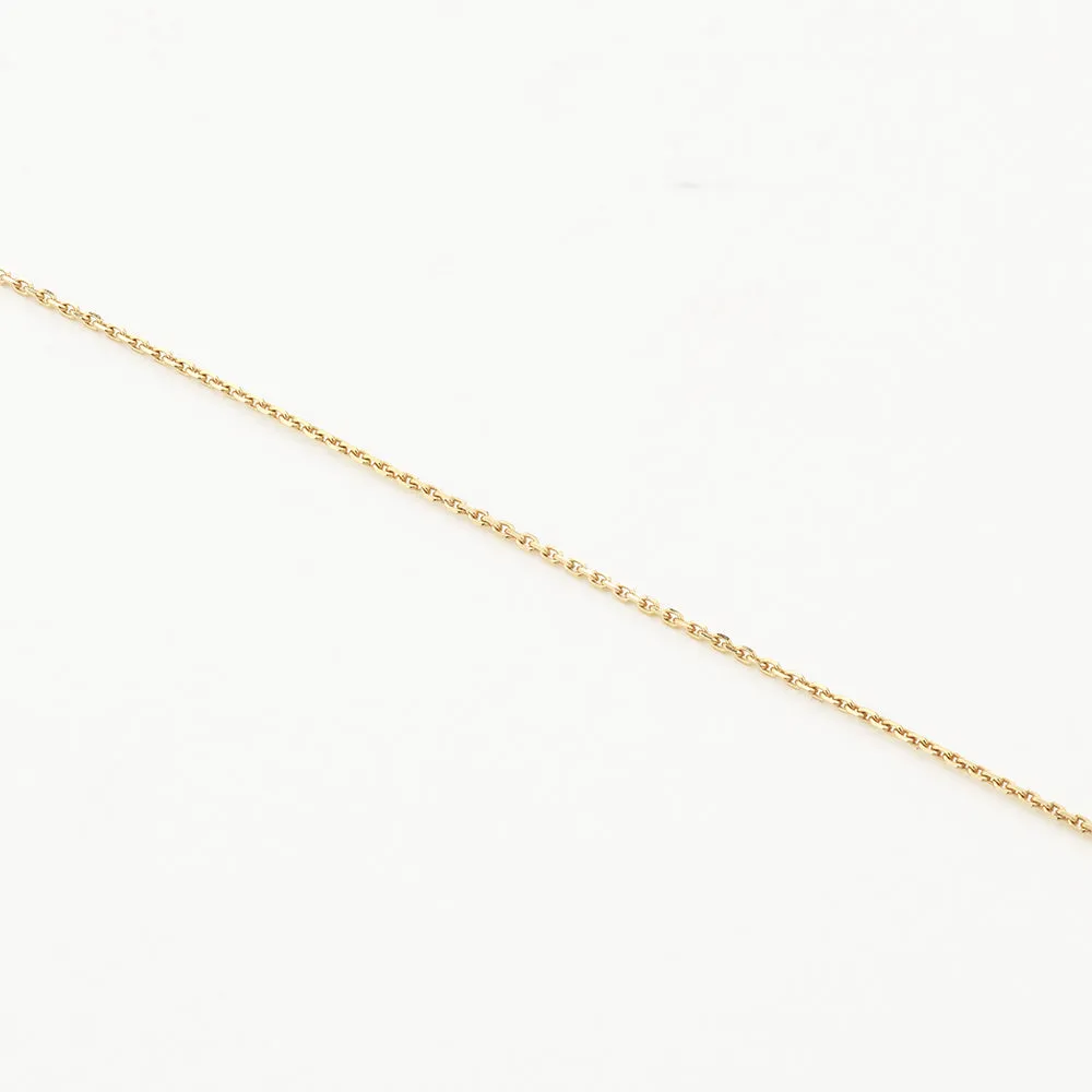 Engravable Sliding Triple Button Necklace in 10k Gold