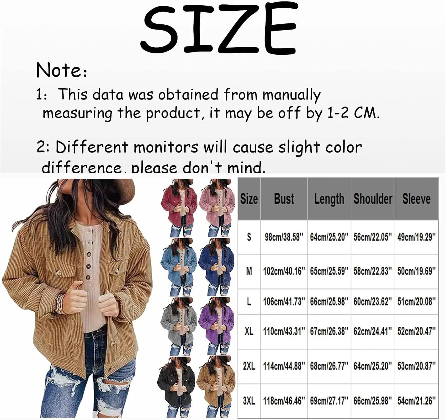 Febecool Coats For Women Casual Button Cardigan Casual Jacket Flannel Jacket Women Mid-length Pocket Coat Button Slim Jacket
