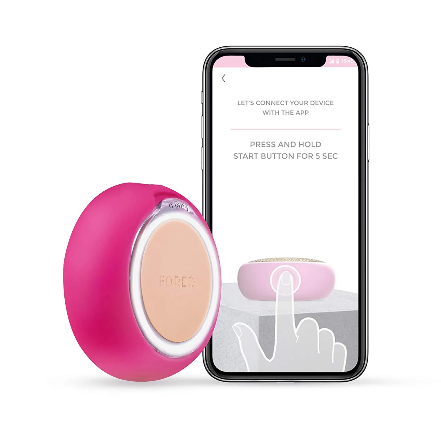 FOREO UFO 2 Power Facial Mask, Fuchsia