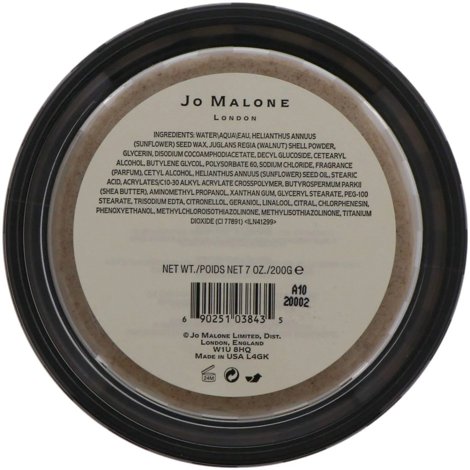 Geranium & Walnut Body Scrub/6.7 oz.