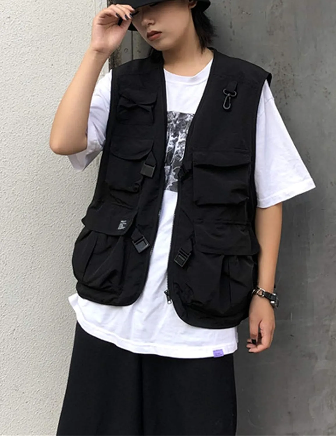 Gihuo Womens Travel Vest Fashion Outdoor Fishing Vest Summer Hiking Safari Photo Vests with Multi Pockets