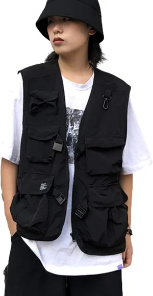 Gihuo Womens Travel Vest Fashion Outdoor Fishing Vest Summer Hiking Safari Photo Vests with Multi Pockets