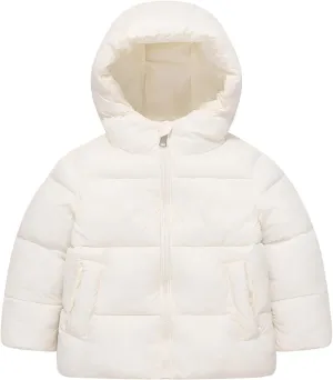 Girls' Down Cotton Padded Jackets Winter Children's Short Cotton Padded Jacket Holiday Coats Girls Jacket for Girls