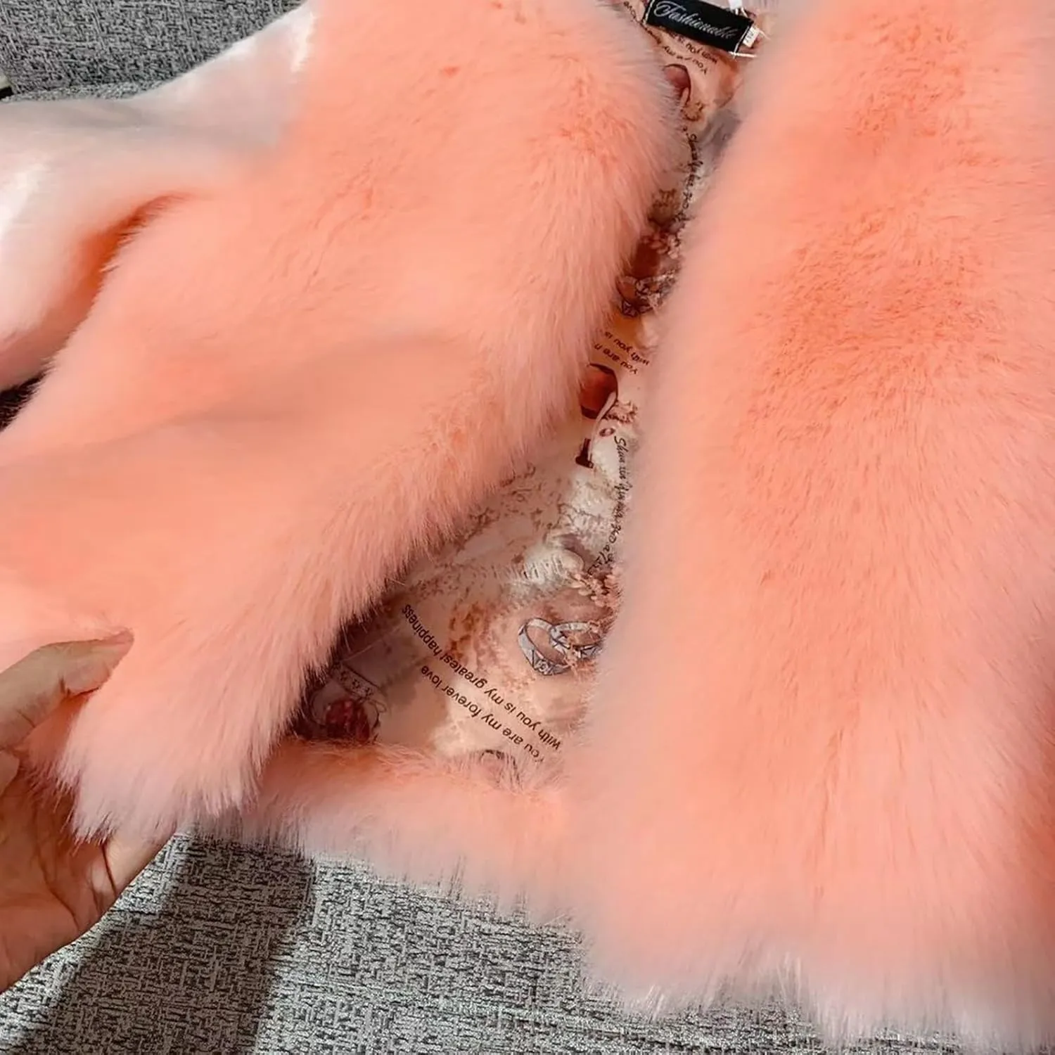 Girls Faux Fur Jacket Kids Winter Dress Coat Toddler Fuzzy Fleece Jacket Elegant Princess Coat Trendy Thicken Overcoat