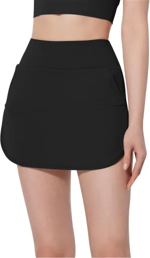 Golf Skirts for Women High Waisted Tennis Shorts with Pockets A Line Athletic Skirt Pickleball Workout Skirt