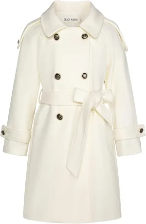 GRACE KARIN Girls Dress Coat Lapel Blend Winter Kids Jackets Coat Size 5-12