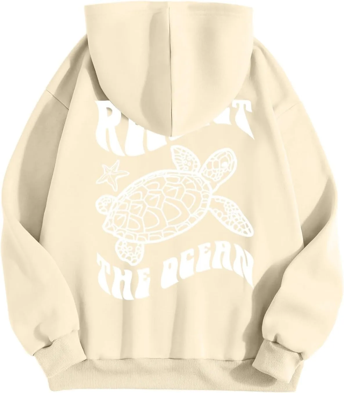 Graphic Crewneck Sweatshirts Women Pullover Ocean Beach Sunset Hoodie - Ocean Beach Hoodie Aesthetic
