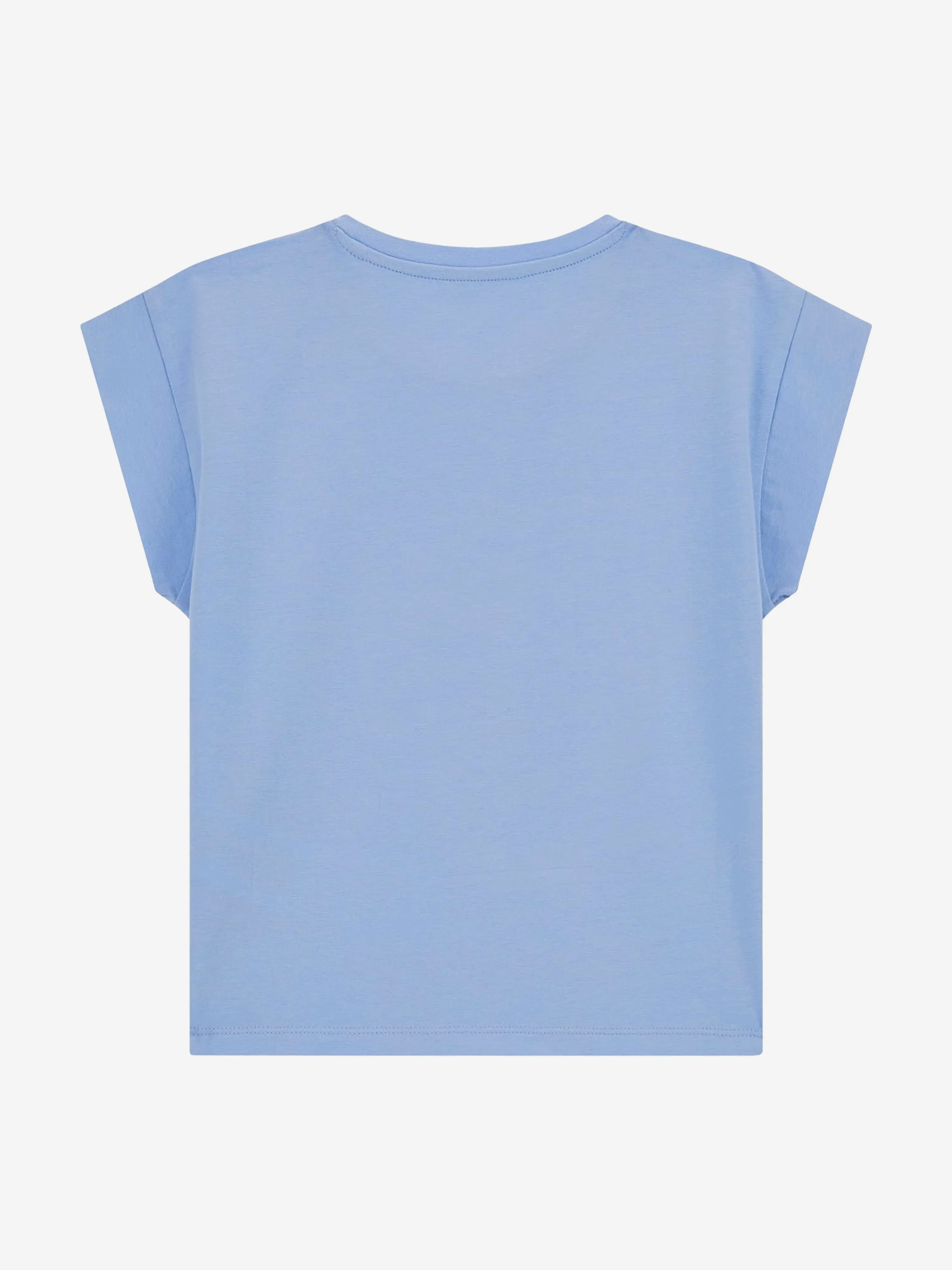 Guess Girls Logo T-Shirt in Blue