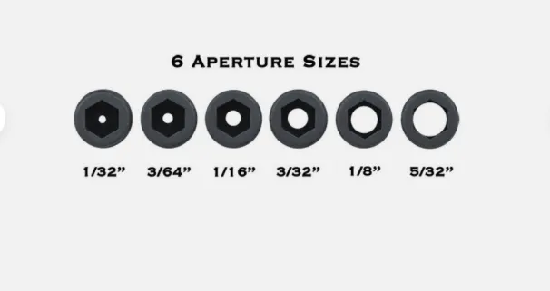 HAMSKEA PEEP InSight Short Draw Feather Vision Pro Kit (SD Housing, 6 apertures/tool, FV A&B Lens,case)