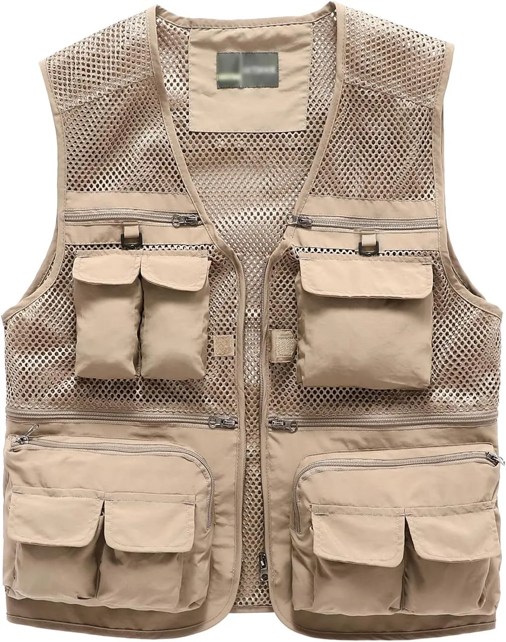 Hbufnha Fishing Vest Outdoor Work Vests Unisex Hunting Travel Photography Safari Multi Pockets