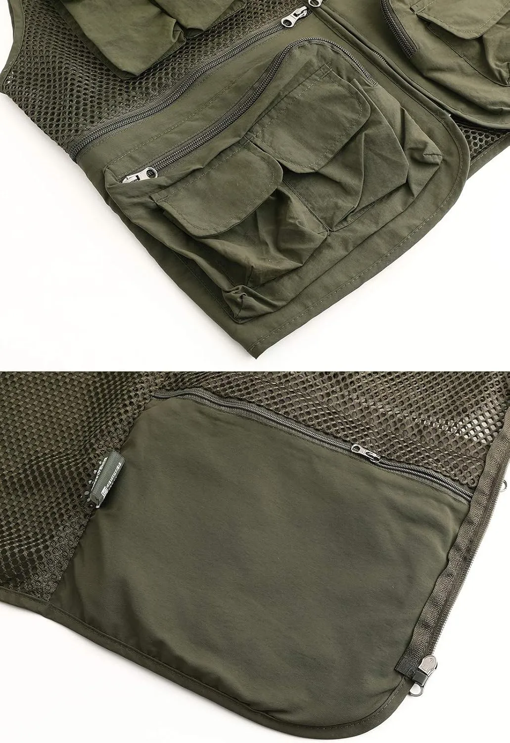 Hbufnha Fishing Vest Outdoor Work Vests Unisex Hunting Travel Photography Safari Multi Pockets