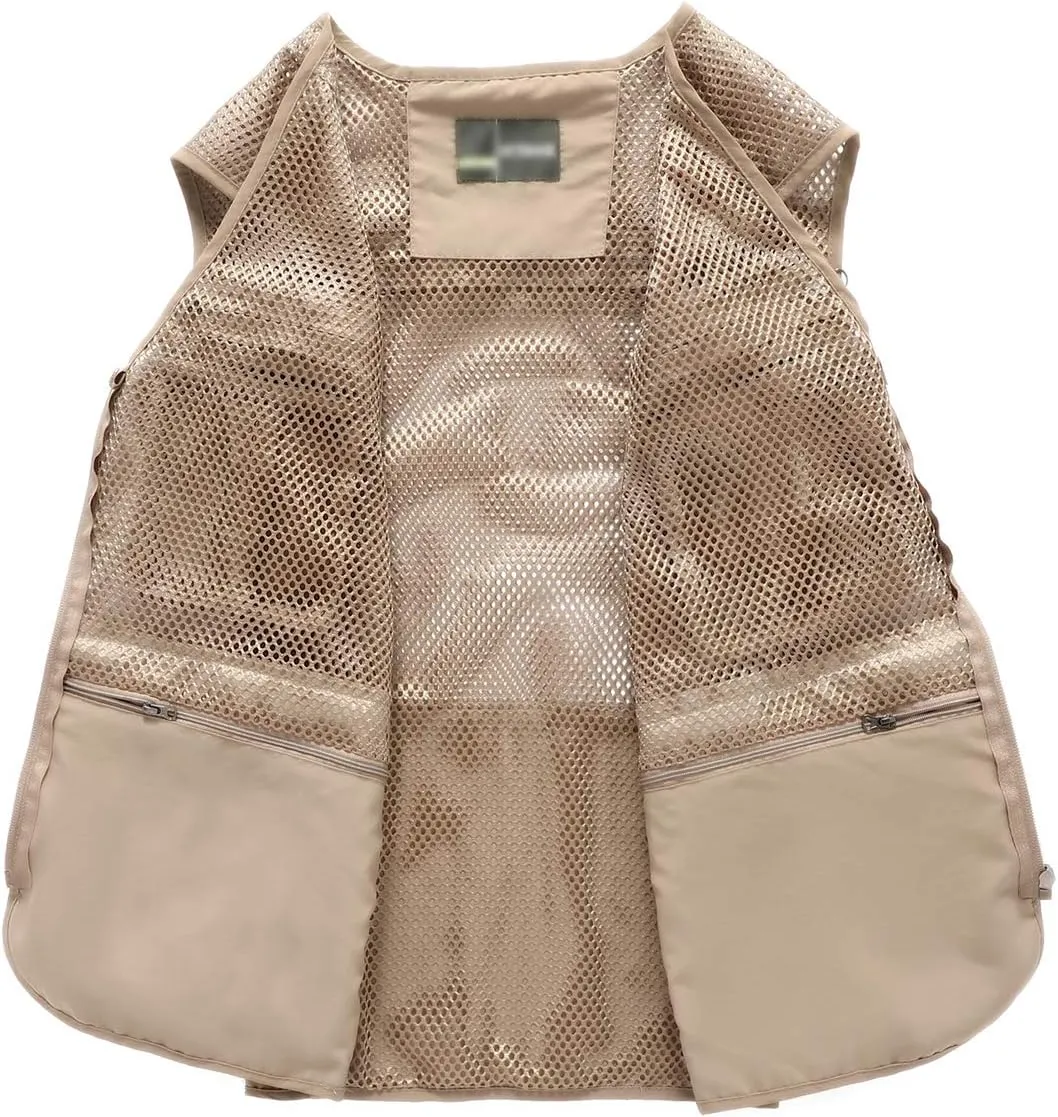 Hbufnha Fishing Vest Outdoor Work Vests Unisex Hunting Travel Photography Safari Multi Pockets
