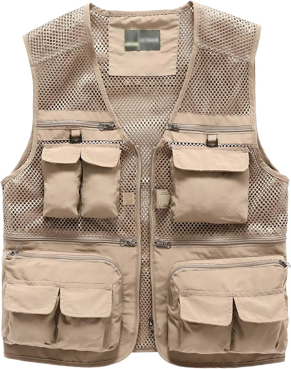 Hbufnha Fishing Vest Outdoor Work Vests Unisex Hunting Travel Photography Safari Multi Pockets