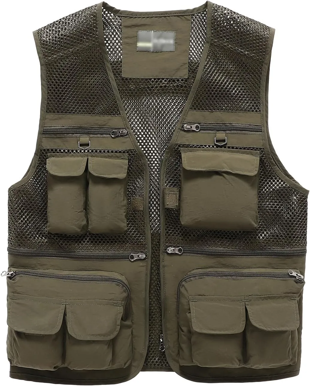 Hbufnha Fishing Vest Outdoor Work Vests Unisex Hunting Travel Photography Safari Multi Pockets