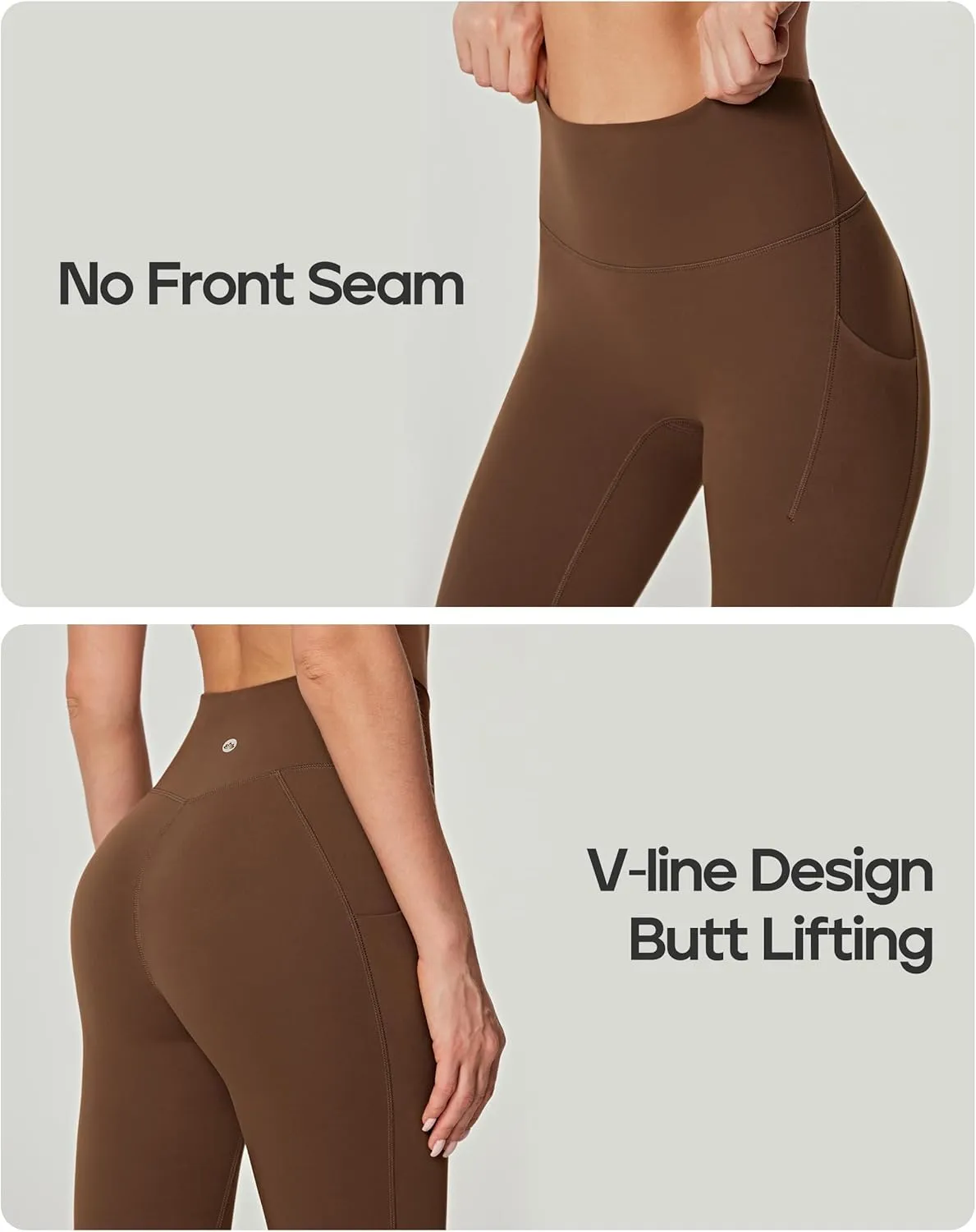 Heathyoga Buttery Soft Leggings with Pockets for Women High Waisted Leggings for Women Tummy Control Yoga Pants 25"/28"