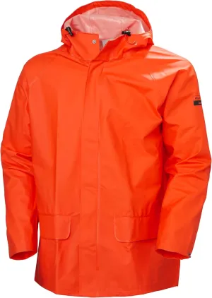 Helly-Hansen Workwear Mandal Adjustable Waterproof Jackets for Men - Heavy Duty Comfortable PVC-Coated Protective Rain Coat