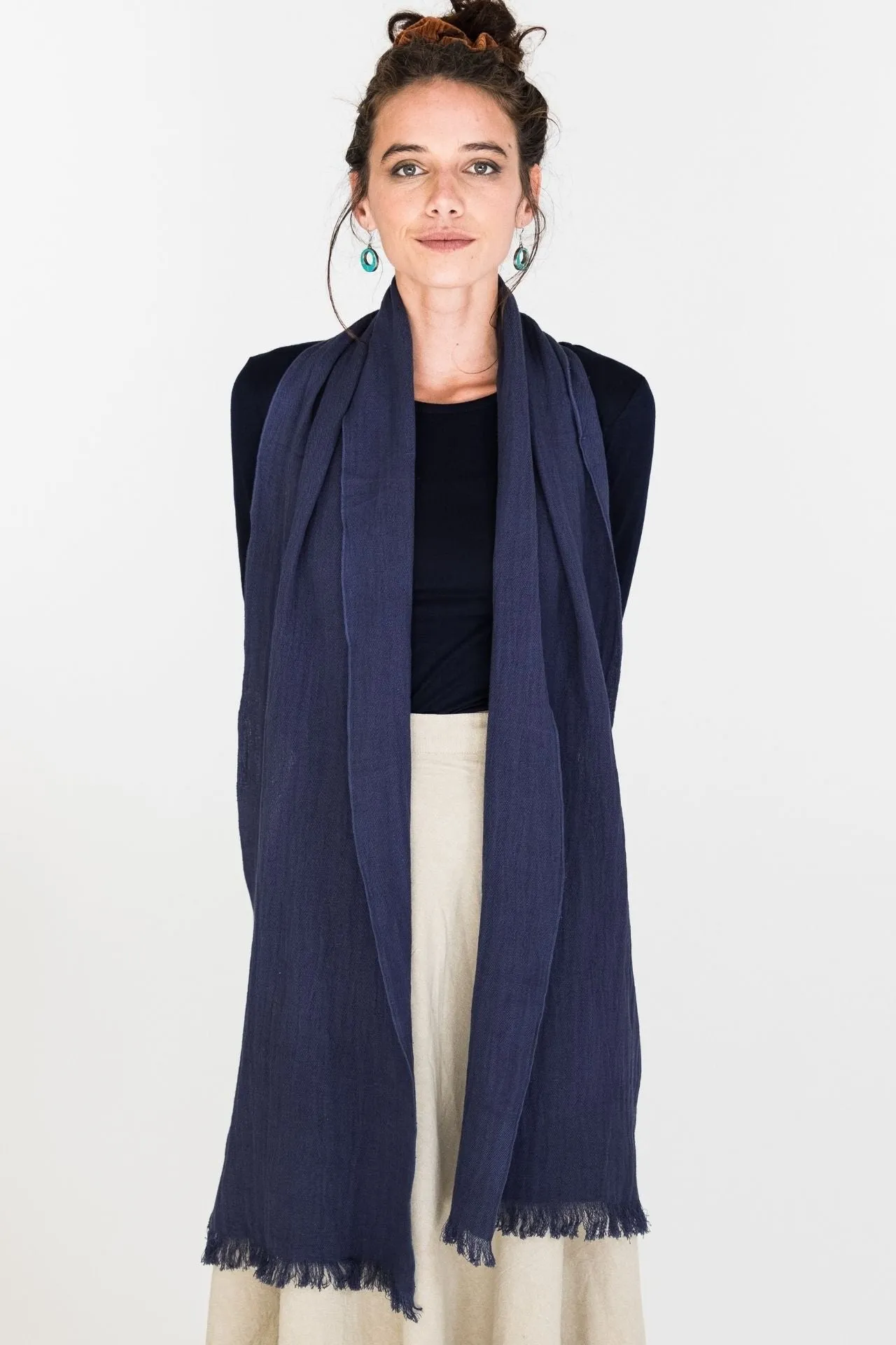 Hemp   Cotton Scarf