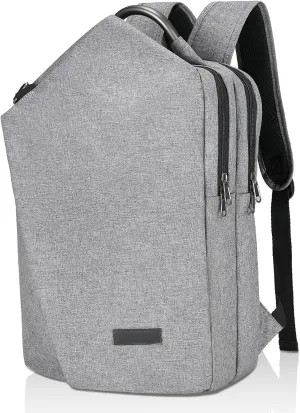 Hiking Travel Backpack Lightweight Multifunctional Expandable Nylon Backpack for Men Women Casual Fashions Clothing Daypack Water-Resistant Wear-Resistant Gray