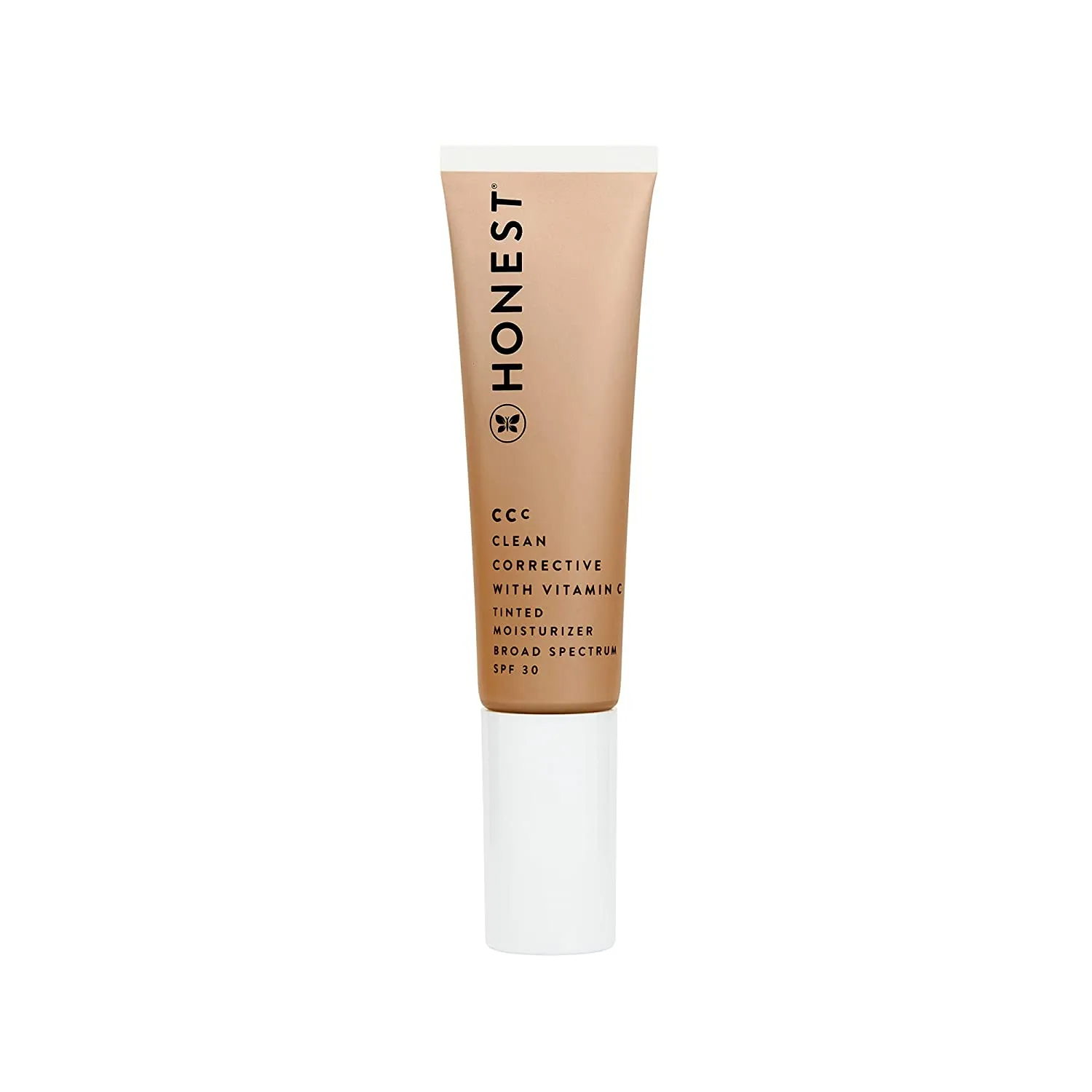 Honest Beauty Clean Corrective With Vitamin C Tinted Moisturizer Broad Spectrum SPF 30, Dune | VEGAN | 6-in-1 Multitasker | Blue Light Defense | Chemical Sunscreen Free & Dermatologist Tested | 1oz