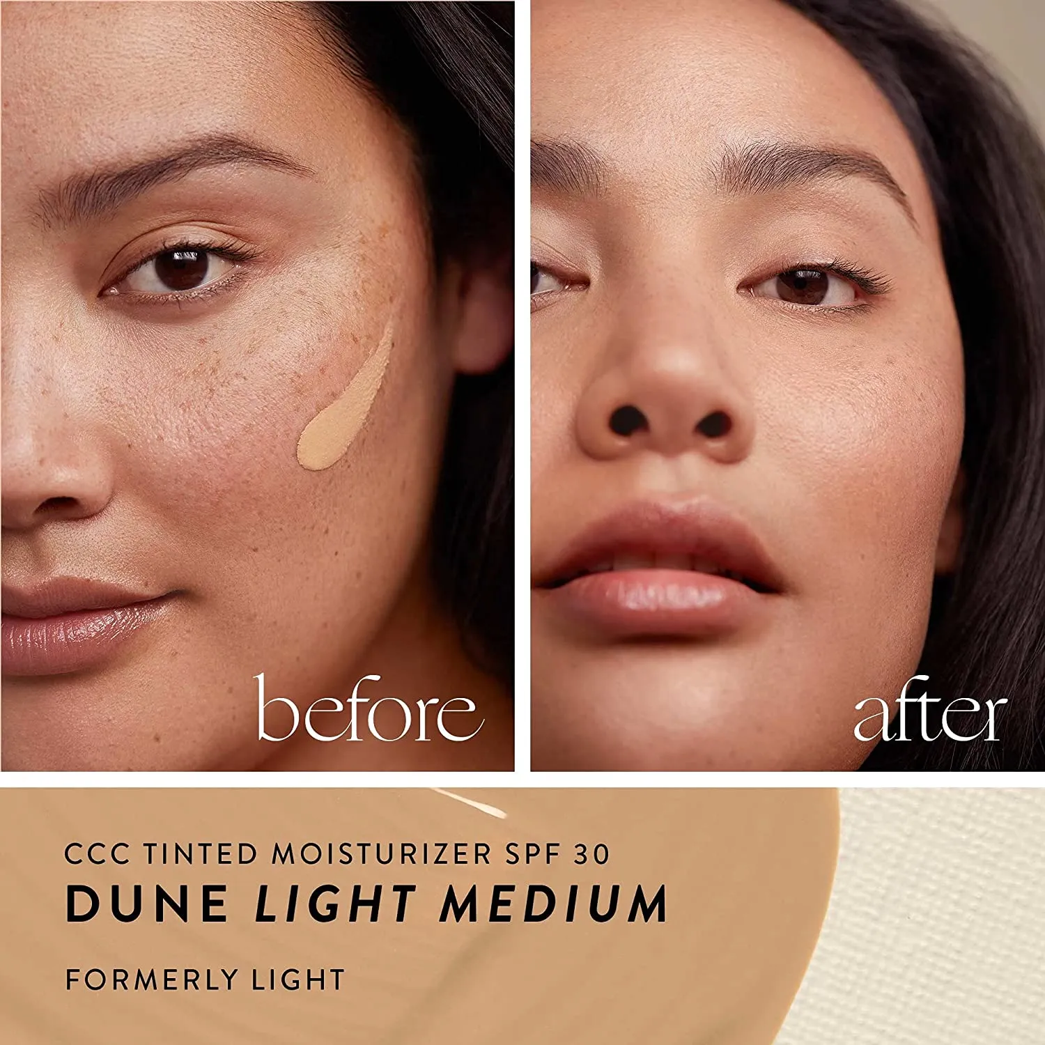 Honest Beauty Clean Corrective With Vitamin C Tinted Moisturizer Broad Spectrum SPF 30, Dune | VEGAN | 6-in-1 Multitasker | Blue Light Defense | Chemical Sunscreen Free & Dermatologist Tested | 1oz