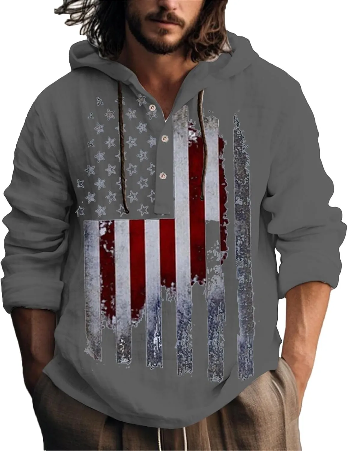 Hooded Sweatshirt Hoodie Splicing Large Size Sweater Jacket Autumn Pocket Winter Sleeve Sweatshirts For Men Custom