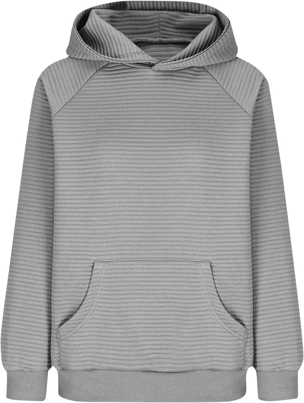Hoodies for Women Loose Fleece Raglan Long Sleeve Hooded Sweatshirts Casual Comfy Jacquard Pullover with Pockets