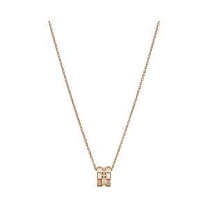 Ice Cube Rose Gold Necklace