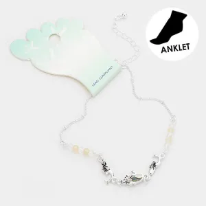 iLLASPARKZ Abalone Mermaid Bead Detailed Anklet