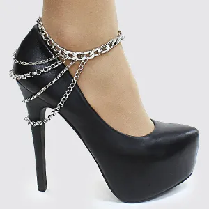 iLLASPARKZ Link Draped Anklet Shoe Chain