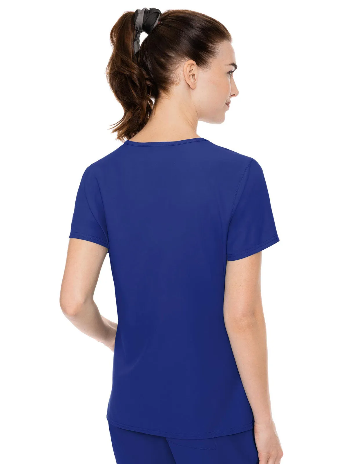 Insight - Women's Doubled Pocket Solid Scrub Top