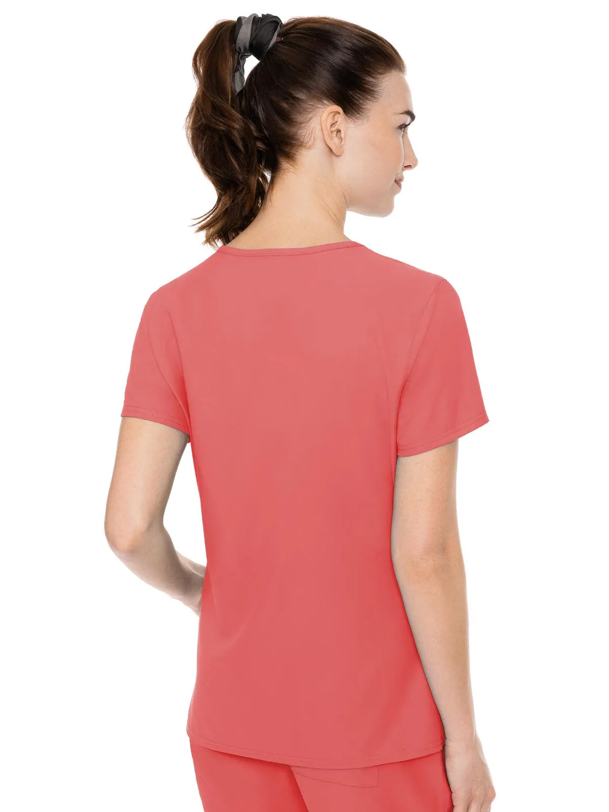 Insight - Women's Doubled Pocket Solid Scrub Top