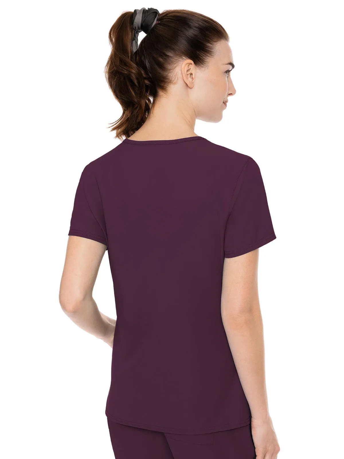 Insight - Women's Doubled Pocket Solid Scrub Top