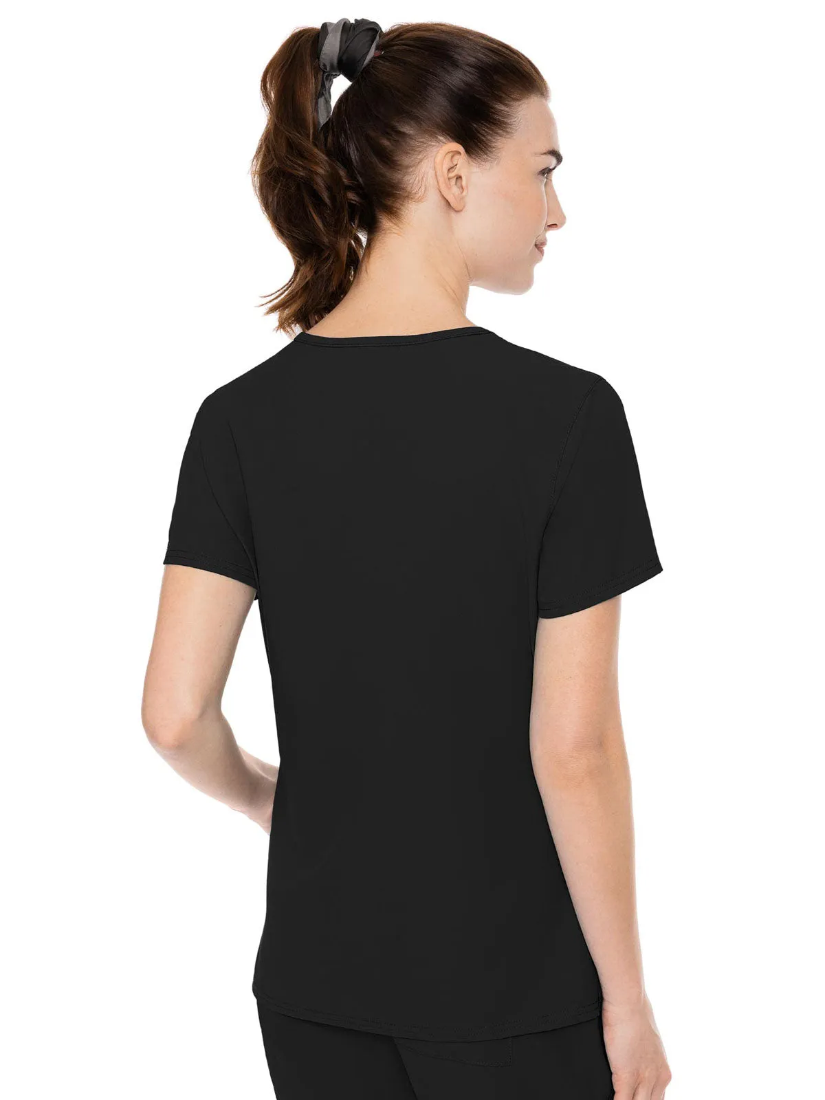 Insight - Women's Doubled Pocket Solid Scrub Top