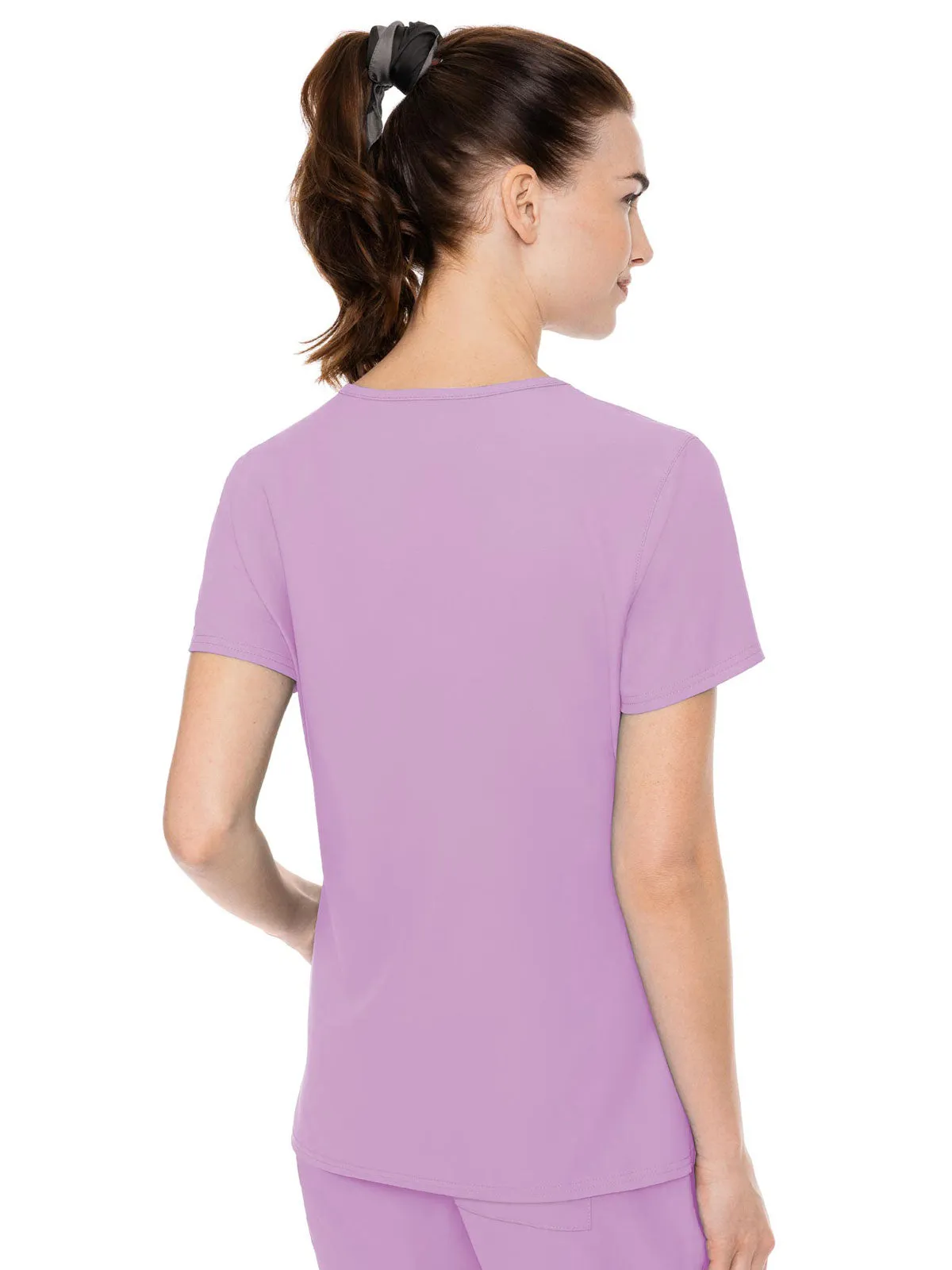 Insight - Women's Doubled Pocket Solid Scrub Top