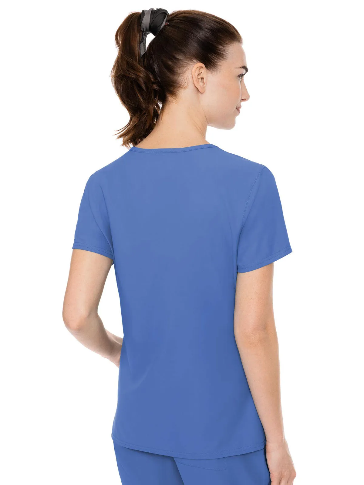 Insight - Women's Doubled Pocket Solid Scrub Top