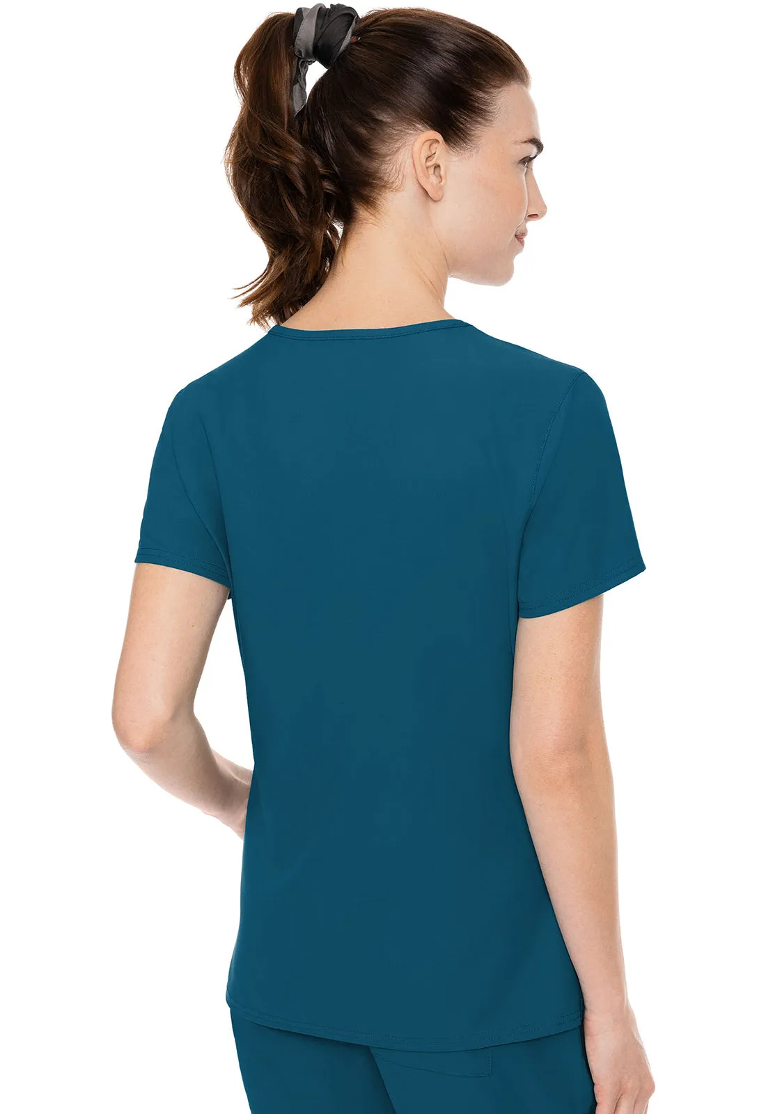 Insight - Women's Doubled Pocket Solid Scrub Top