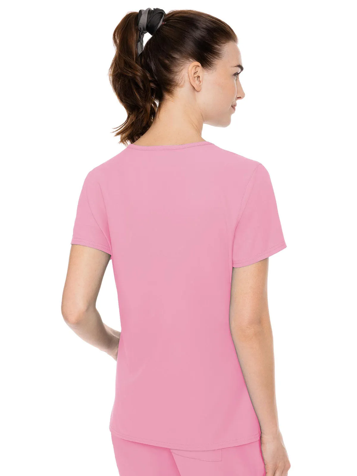 Insight - Women's Doubled Pocket Solid Scrub Top