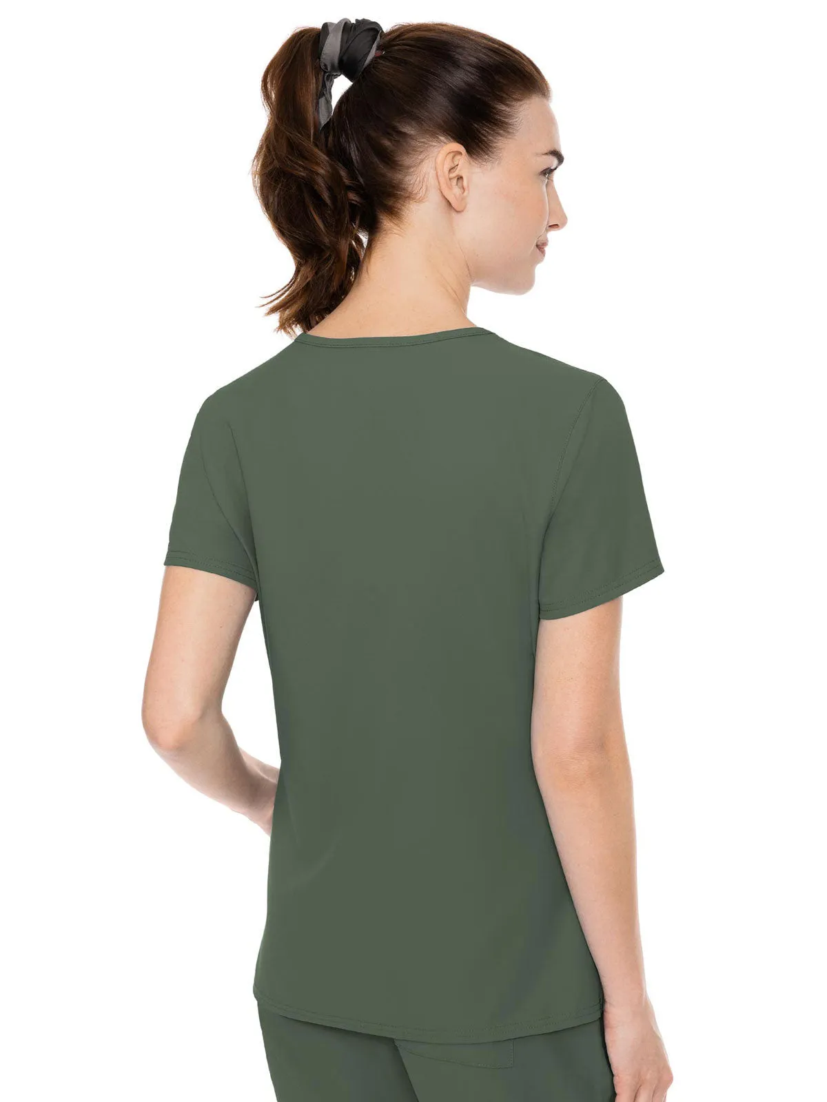 Insight - Women's Doubled Pocket Solid Scrub Top
