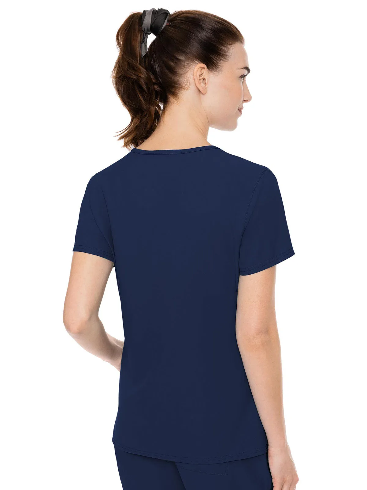 Insight - Women's Doubled Pocket Solid Scrub Top