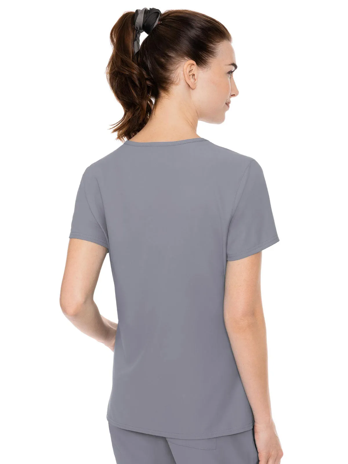 Insight - Women's Doubled Pocket Solid Scrub Top