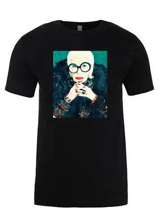 Iris Apfel T-Shirt  | Lisa Jaye Art Designs