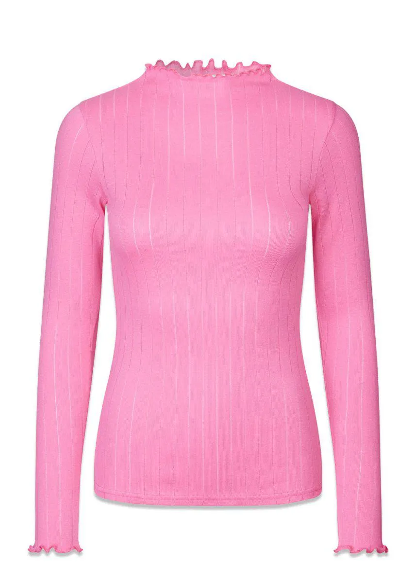 Issy t-neck - Cosmos Pink
